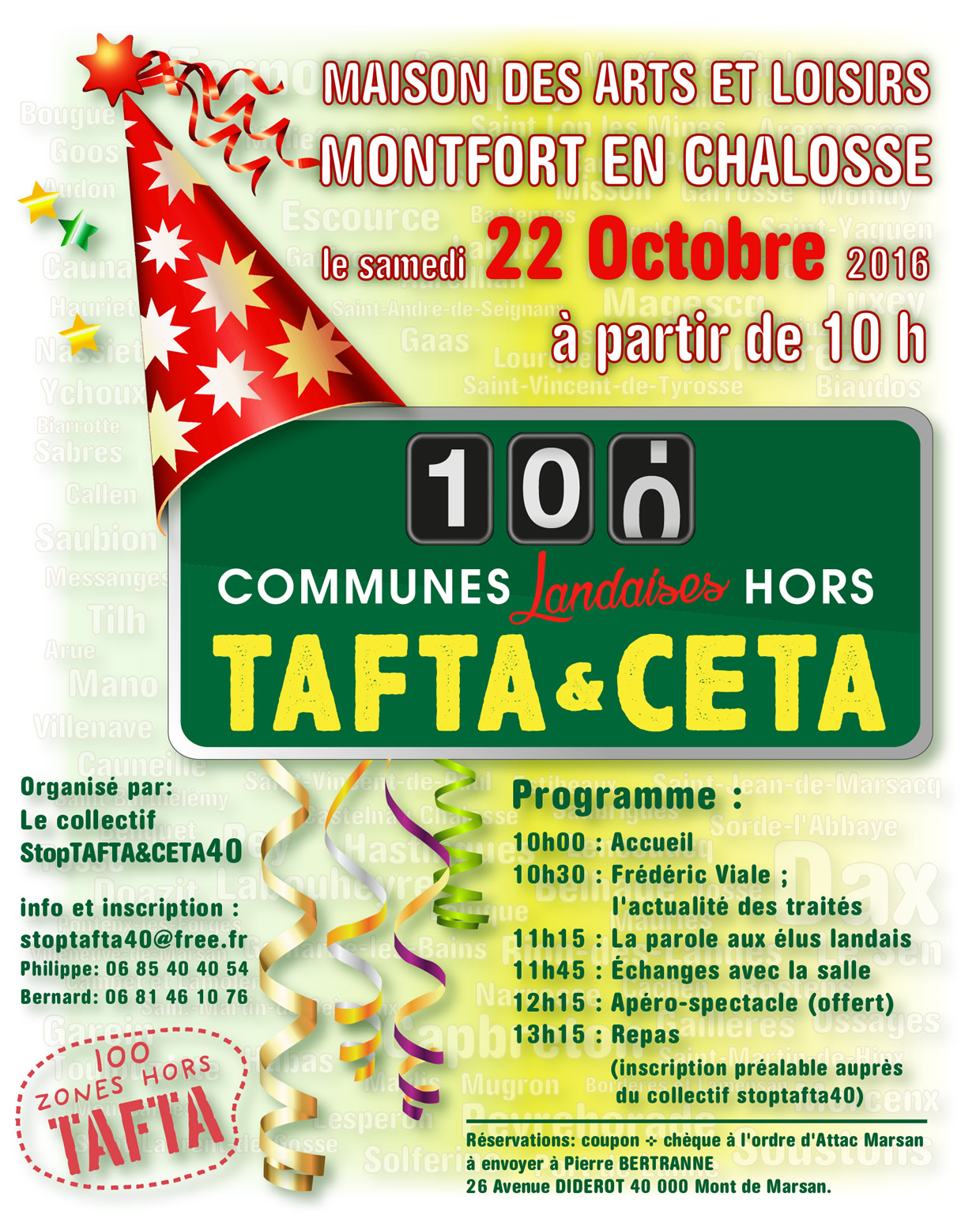 100 Communes hors TAFTA&CETA